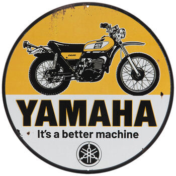 Yamaha - Round - málmskilti